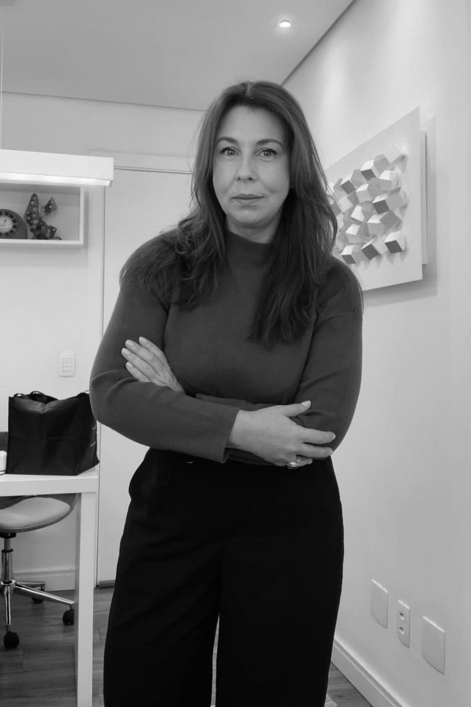 Retrato da psicóloga Cristiane Zanoelo